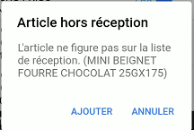 article hors liste